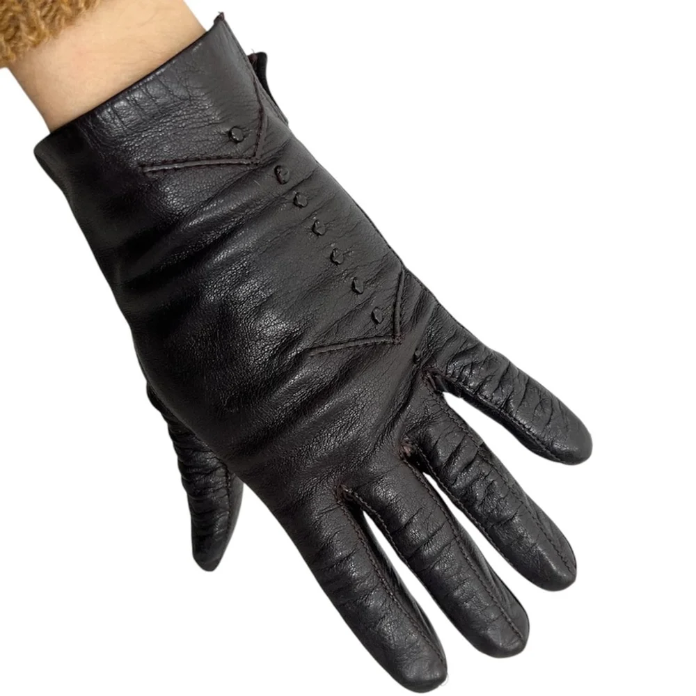 Vintage leather gloves